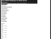 Tablet Screenshot of houstonautodetailshop.com